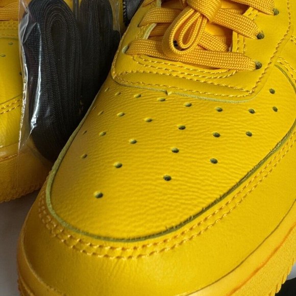 BRAND NEW Off-White UNIVERSITTY GOLD Nike AF1  8w (6.5m) - Picture 3 of 9